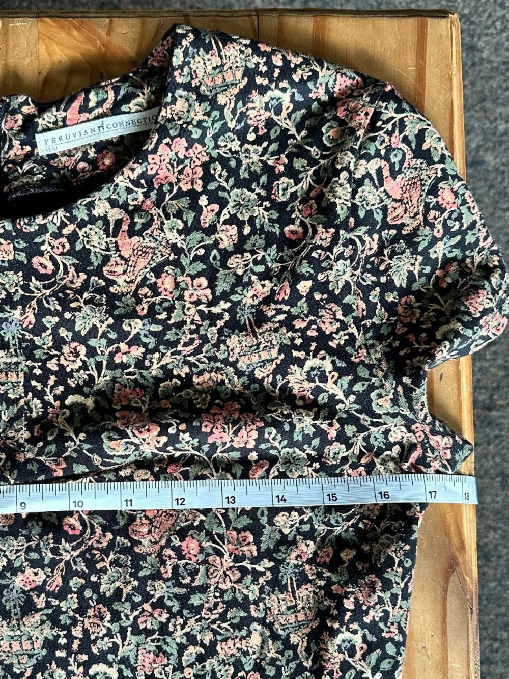 PERUVIAN CONNECTION Creeping Thyme Dress Size Medium - Picture 11 of 12